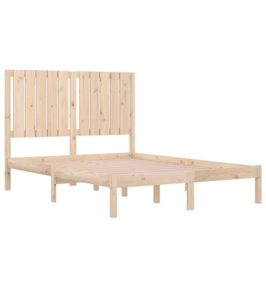 Cadre de lit Bois massif 120x190 cm Petit Double