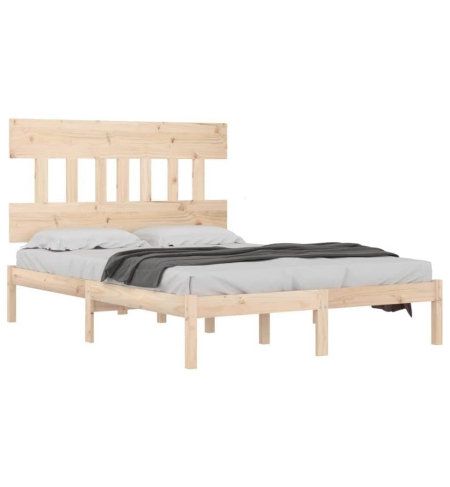 Cadre de lit Bois massif 120x200 cm