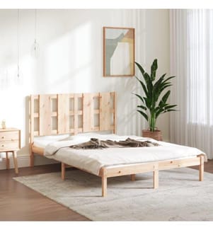 Massivholzbett 135x190 cm 4FT6 Double