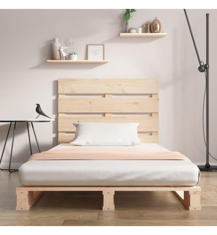 Cadre de lit 75x190 cm Bois pin massif Petit simple
