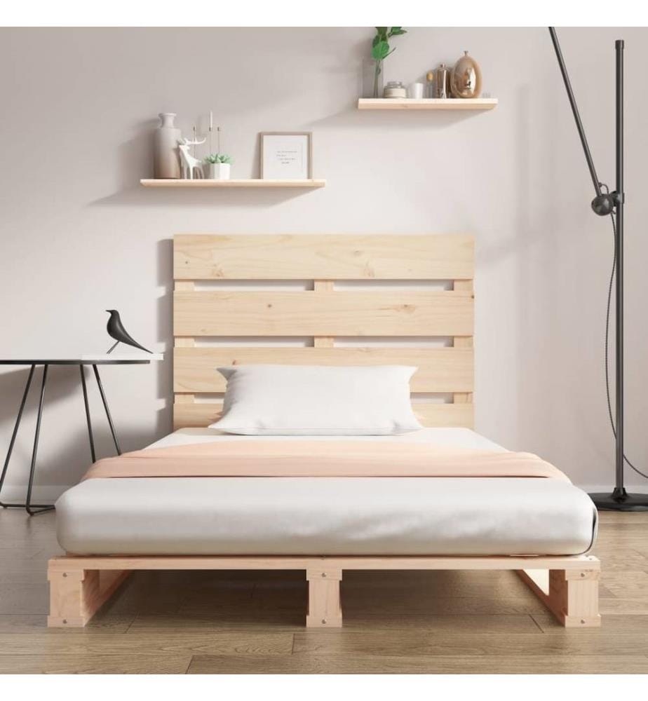 Cadre de lit 90x190 cm Bois de pin massif Simple