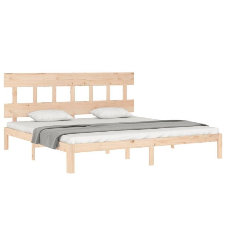 Massivholzbett mit Kopfteil 6FT Super King