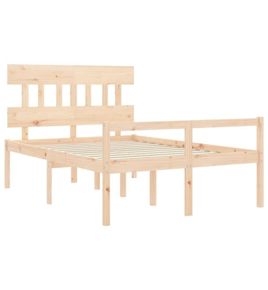 Massivholzbett mit Kopfteil 4FT Small Double