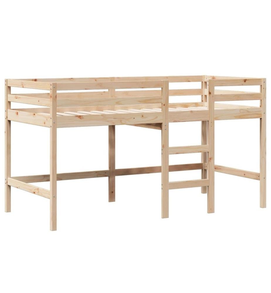 Lit haut avec toit 80x200 cm bois de pin massif