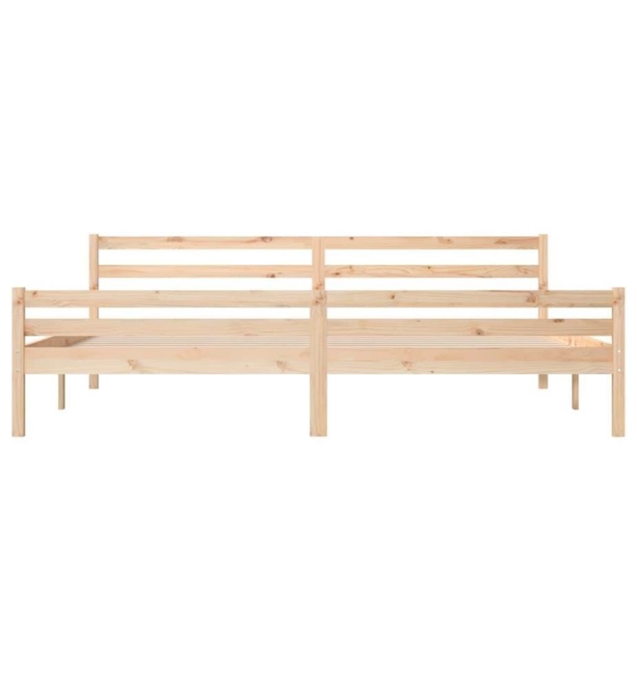 Massivholzbett 200x200 cm