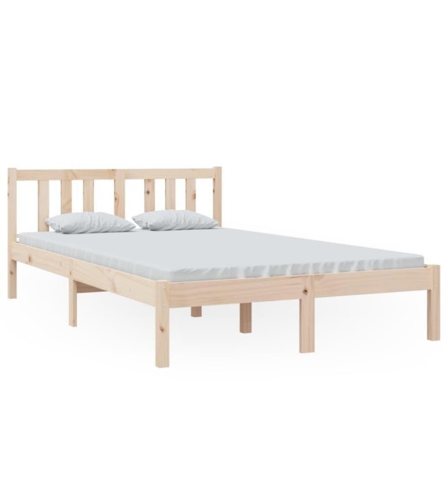 Cadre de lit Bois massif 120x200 cm