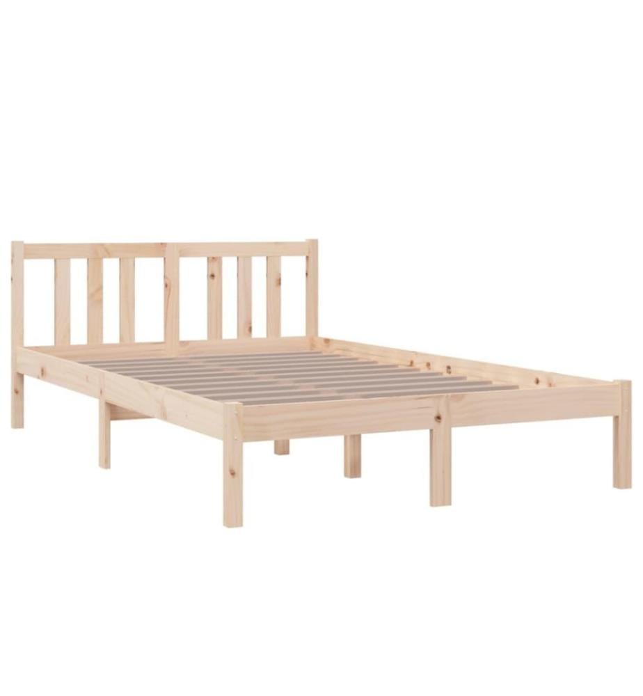 Cadre de lit Bois massif 120x200 cm