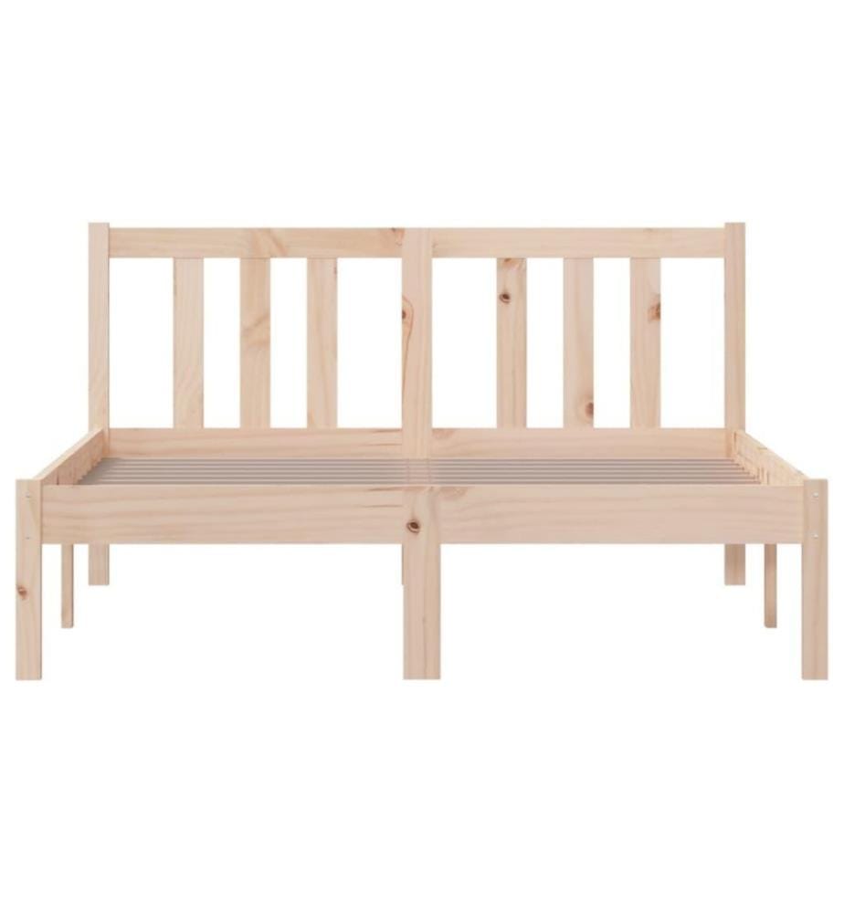 Cadre de lit Bois massif 120x200 cm