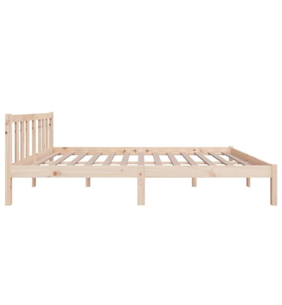 Cadre de lit Bois massif 120x200 cm