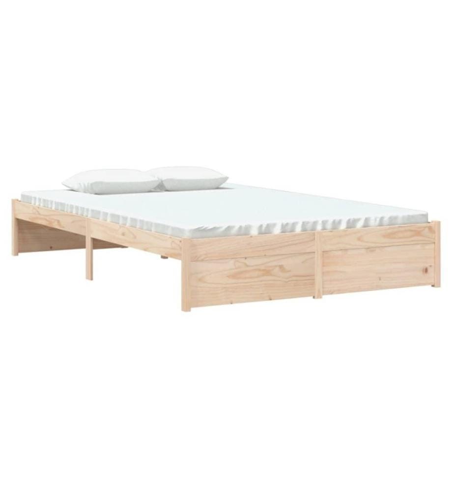 Cadre de lit Bois massif 120x200 cm