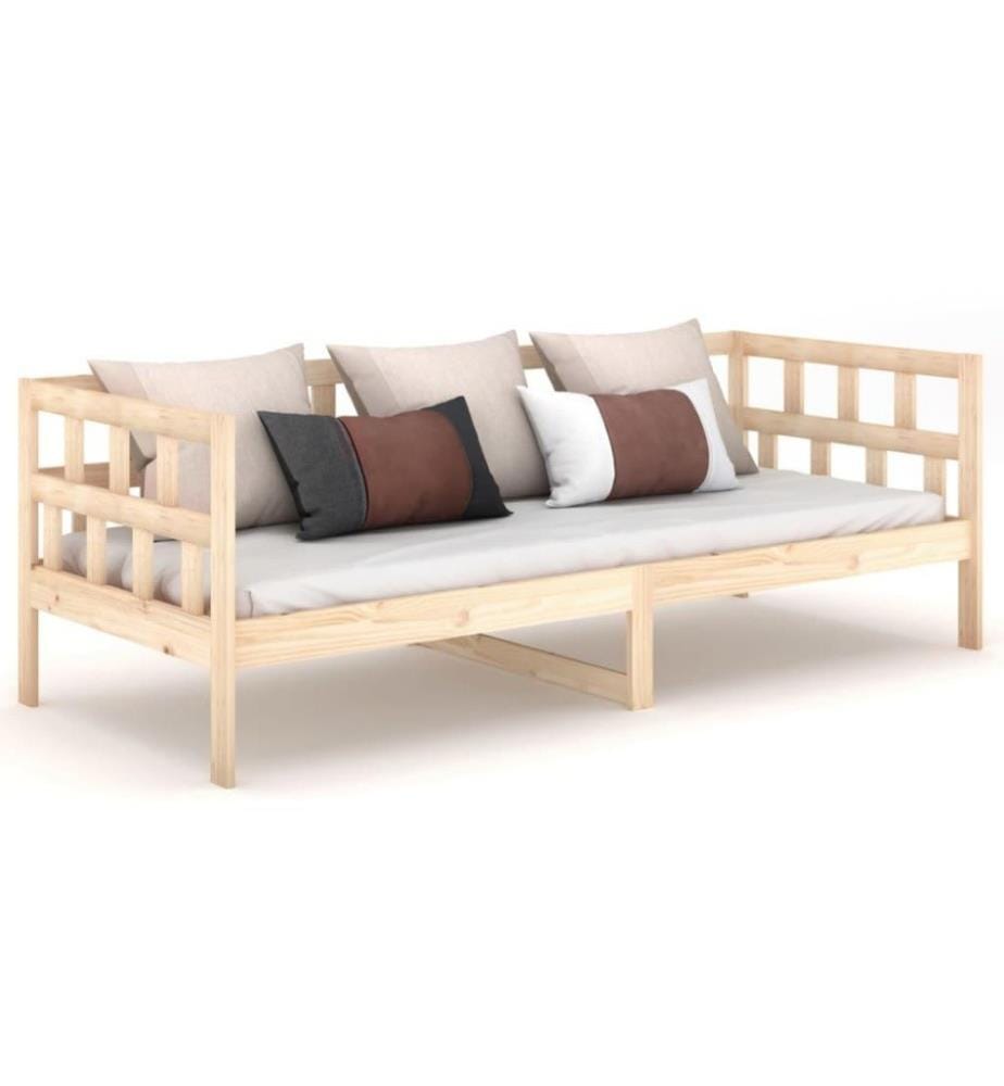 Lit de jour Bois massif de pin 80x200 cm