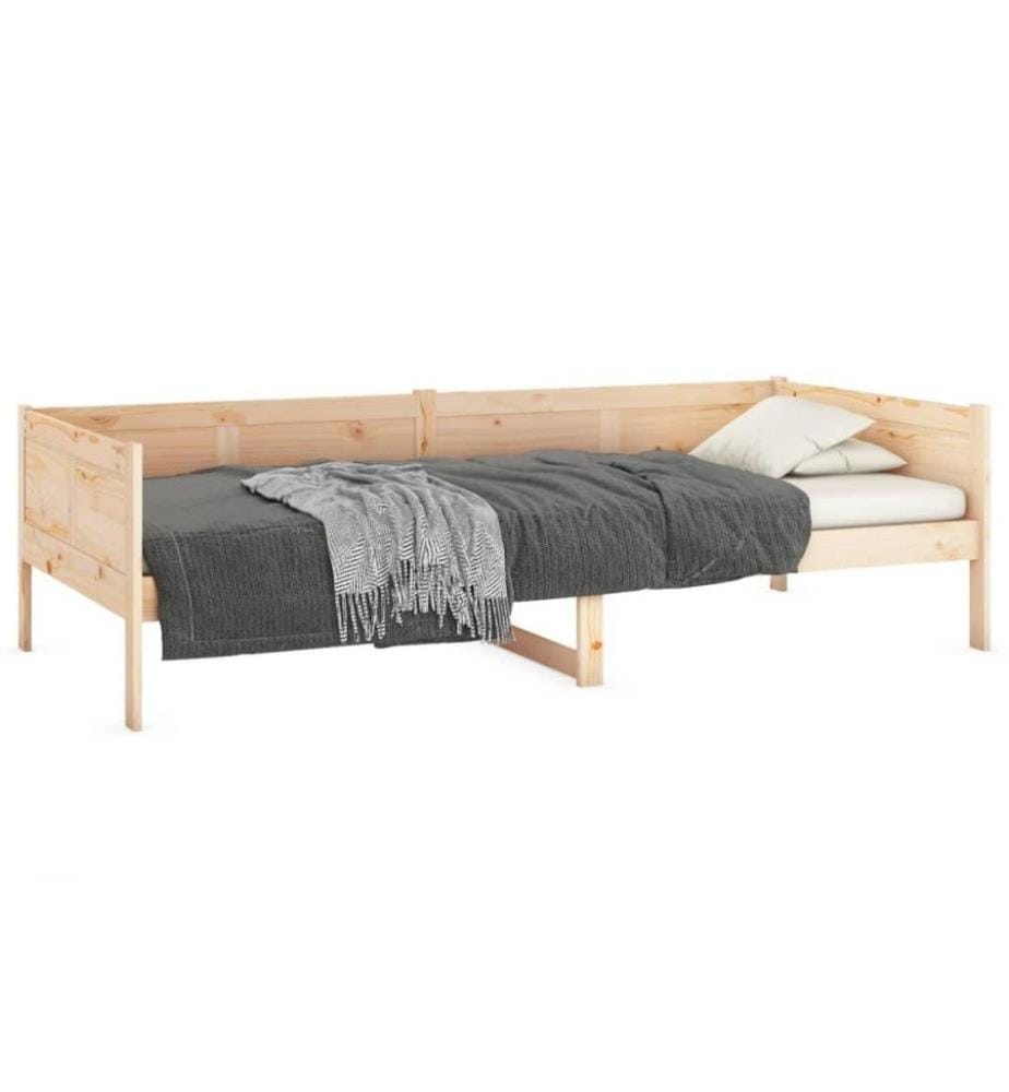 Lit de jour Bois massif de pin 80x200 cm
