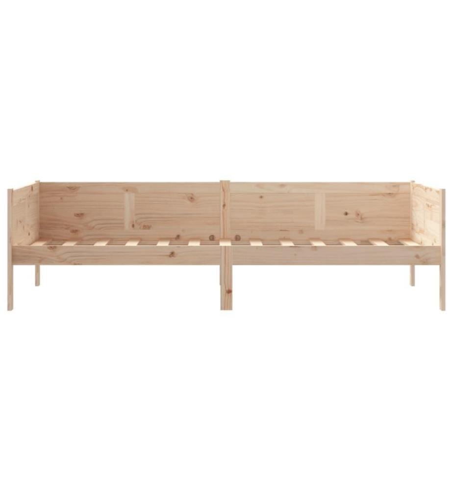 Lit de jour Bois massif de pin 80x200 cm