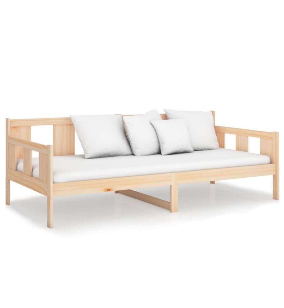 Lit de jour Bois massif de pin 90x200 cm