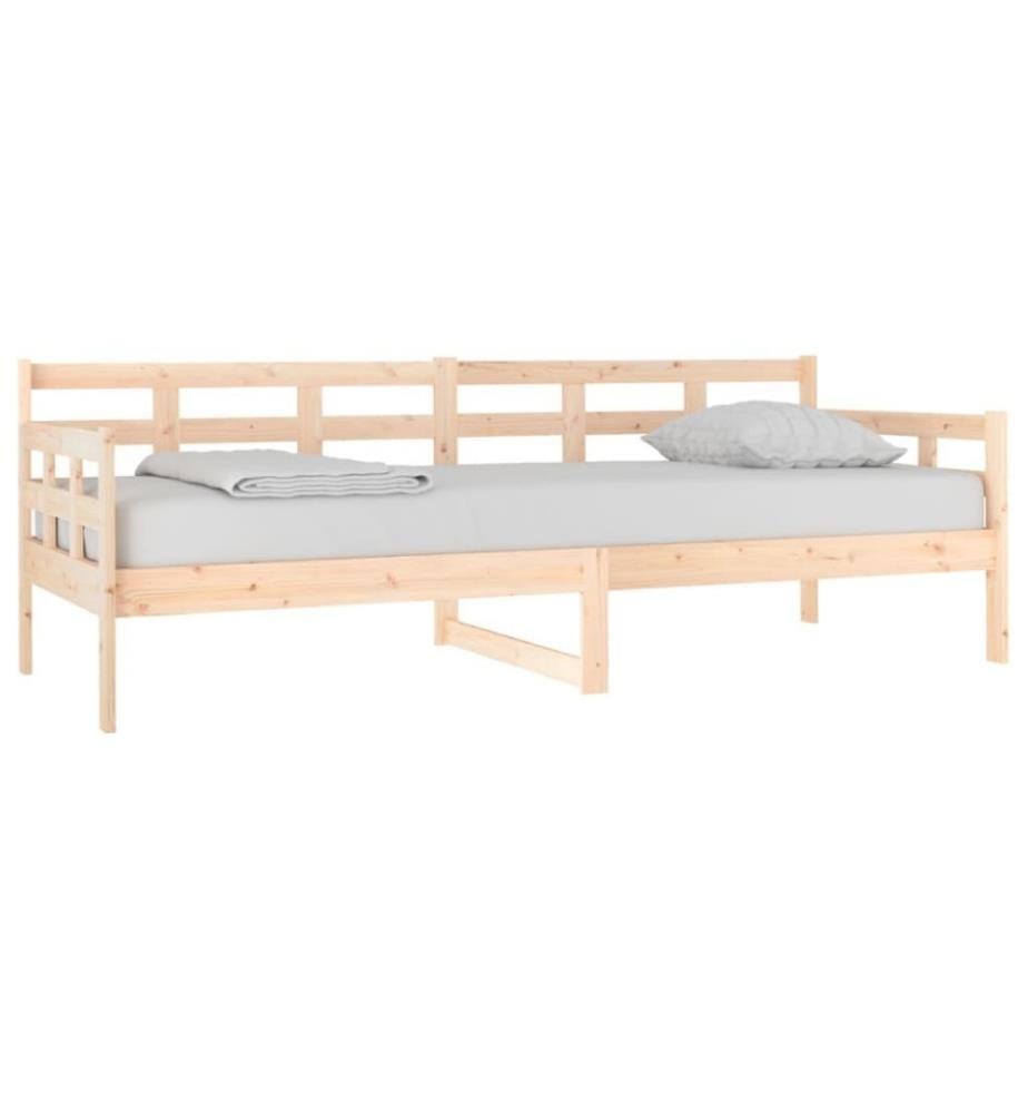 Lit de jour Bois massif de pin 80x200 cm
