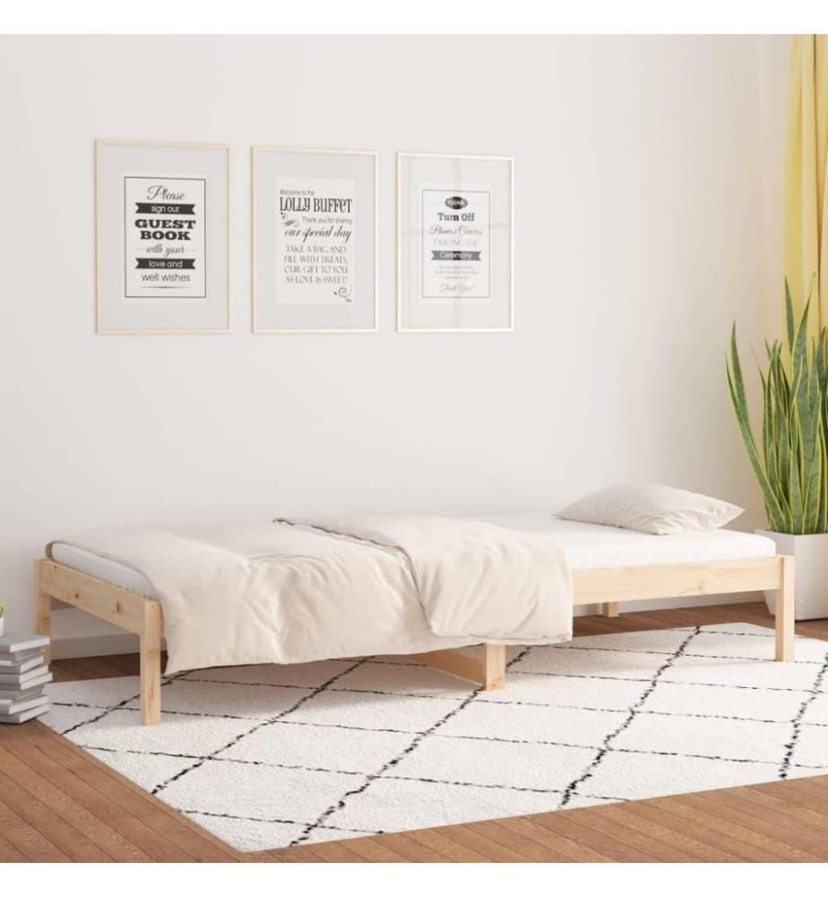 Tagesbett 80x200 cm Massivholz Kiefer