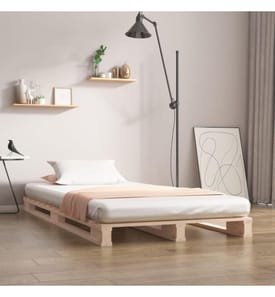 Cadre de lit 100x200 cm Bois de pin massif