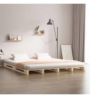 Palettenbett 180x200 cm Massivholz