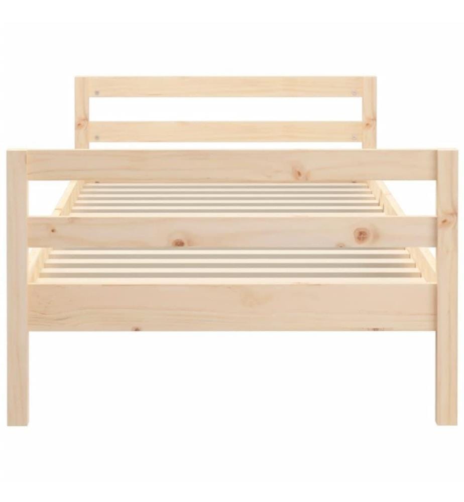 Cadre de lit 90x200 cm Bois de pin massif