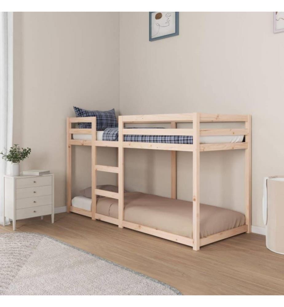 Lit superposé 75x190 cm Bois de pin massif