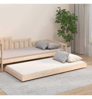 Cadre de lit 90x190 cm Bois de pin massif