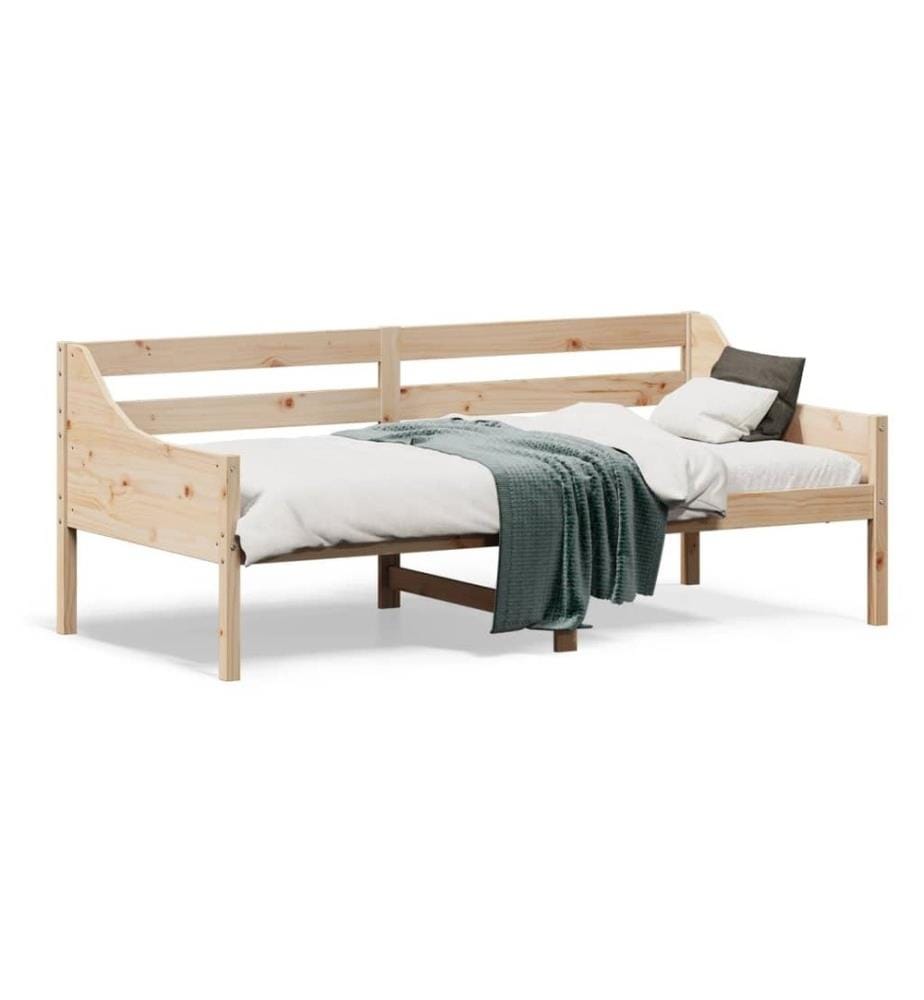 Lit de jour 75x190 cm Bois de pin massif