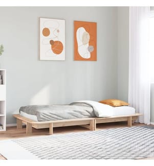 Massivholzbett ohne Matratze 100x200 cm Kiefernholz