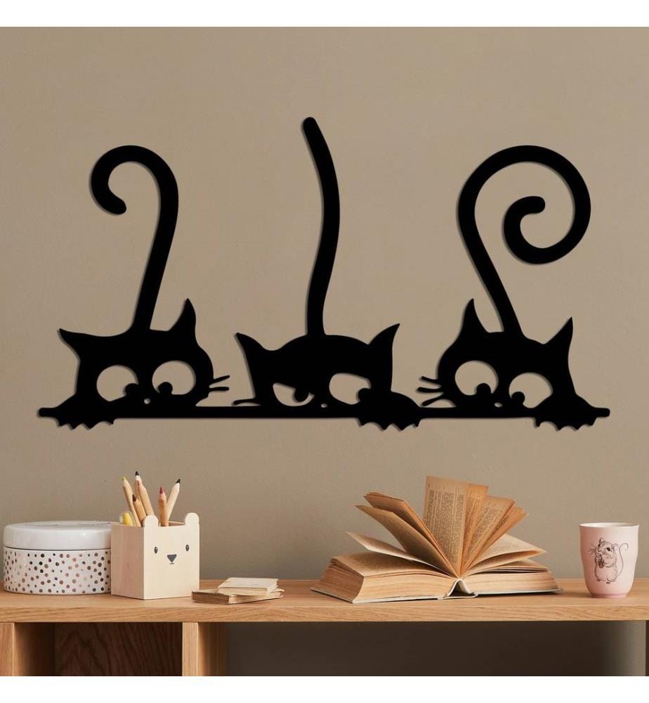 Wanddekoration – Schwarz