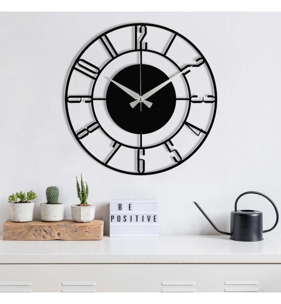 Wanduhr – Schwarz