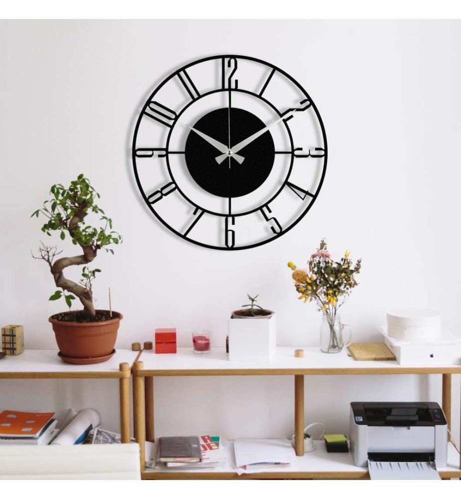 Wanduhr – Schwarz