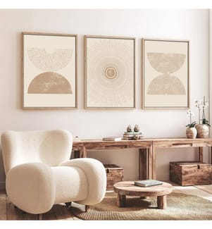 Lot de 3 tableaux décoratifs - Multicolore