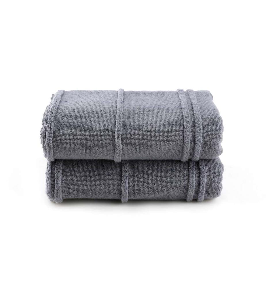 Set of 2 bath towels - Smoked