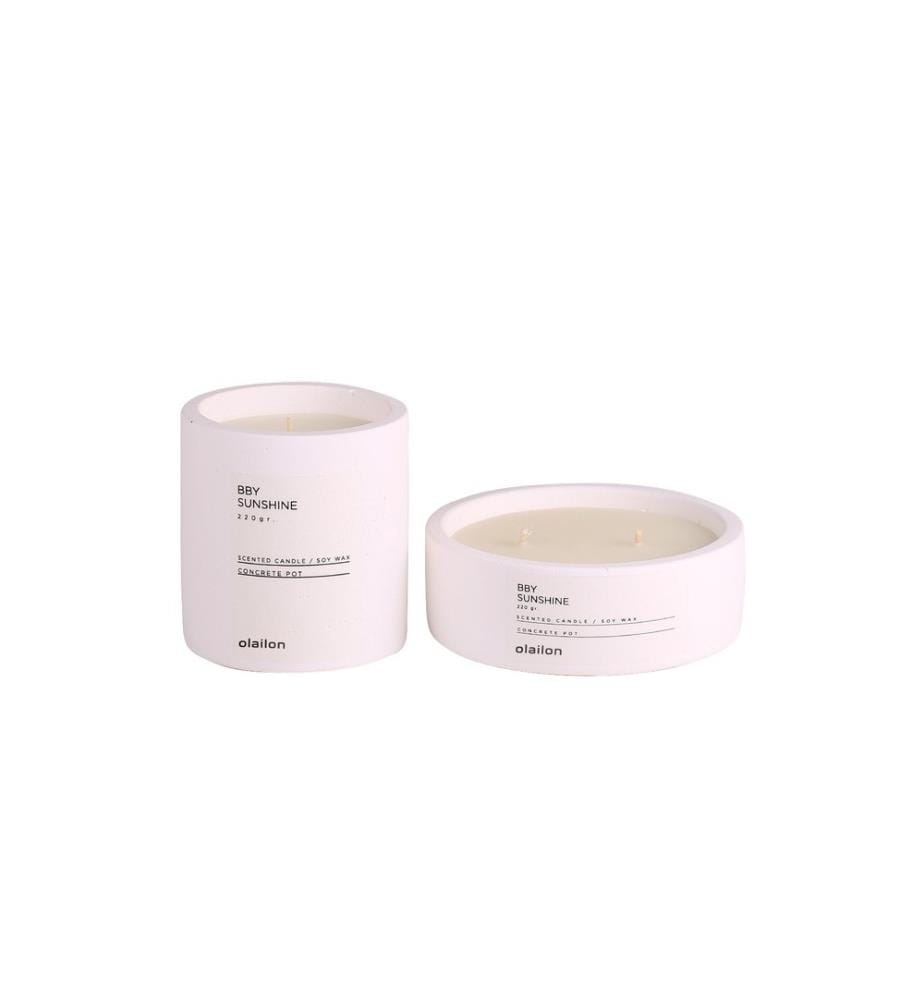 Confezione da 2 candele - Bianco