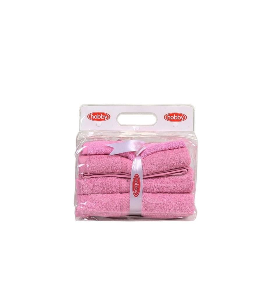 Lot de 3 linges - Rose
