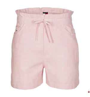 Regular Fit Shorts - Rosa und Weiss