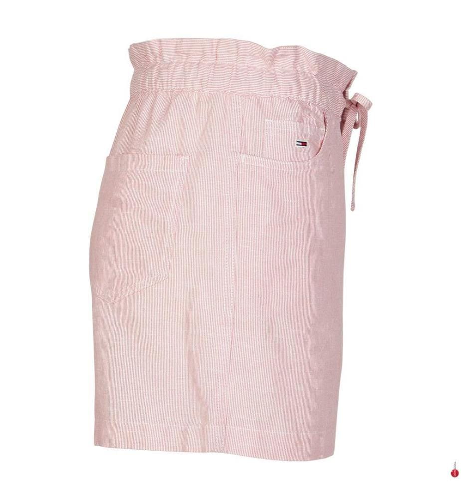 Regular Fit Shorts - Rosa und Weiss