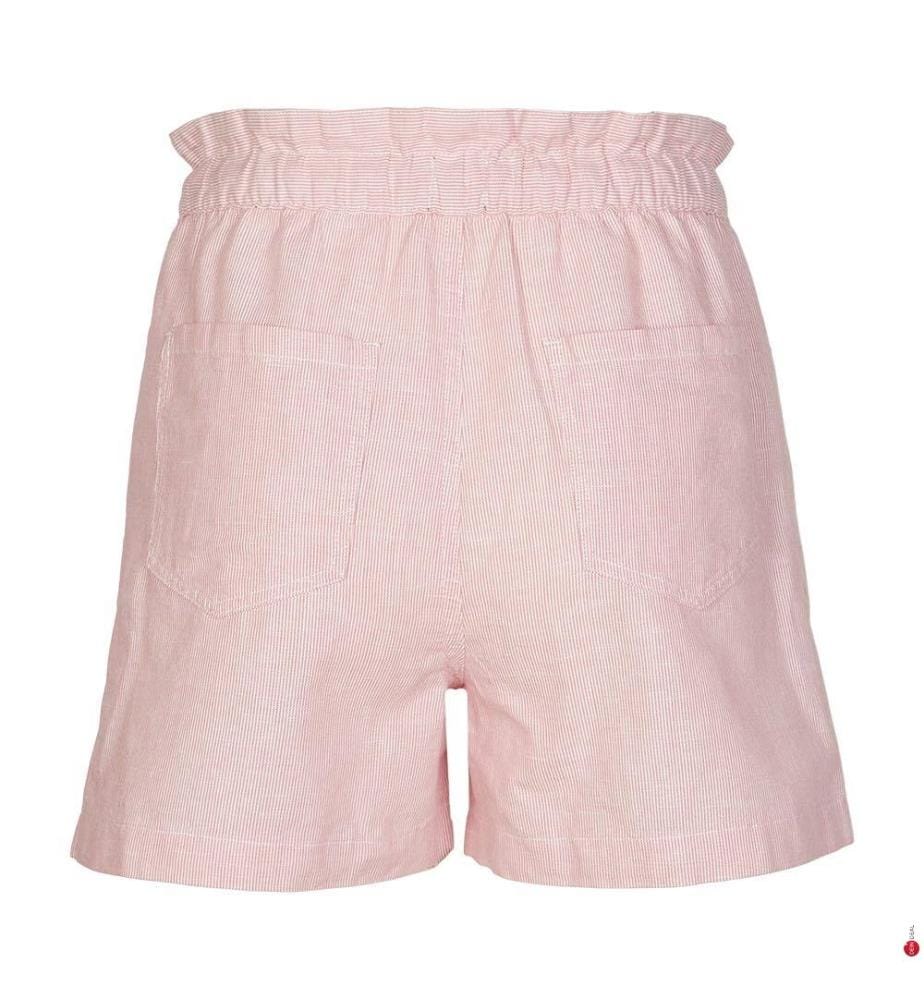 Regular Fit Shorts - Rosa und Weiss
