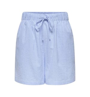 Shorts - Cloud Dancer Blue Stripes