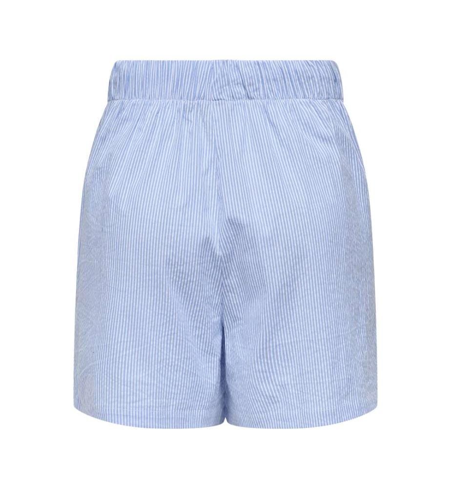 Shorts - Cloud Dancer Blue Stripes