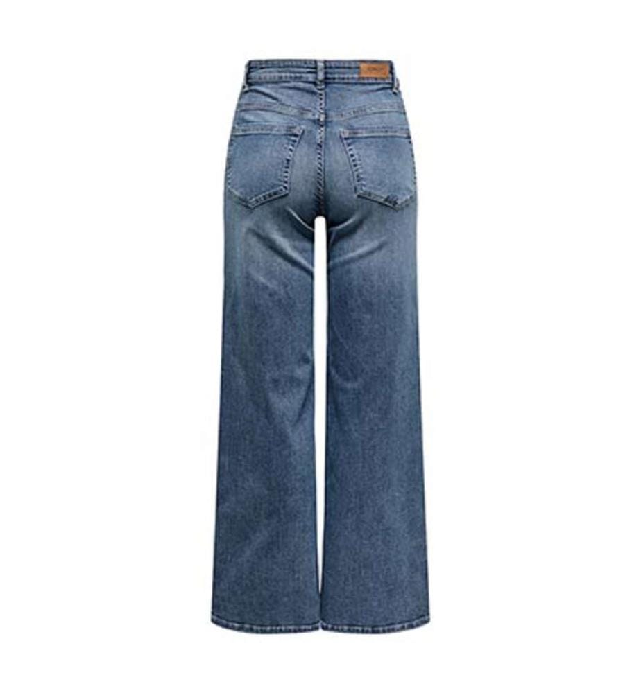 Jean Taille Haute et Coupe Large Madison- Special Blue Grey Denim