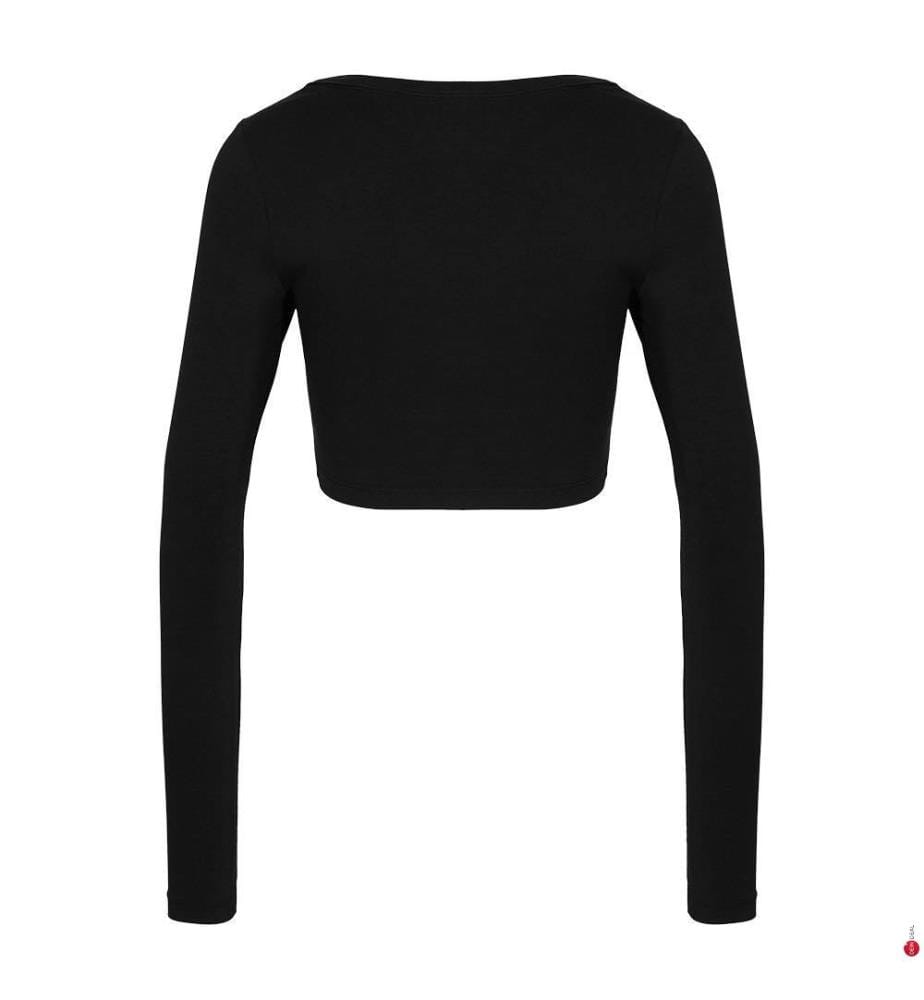Crop-Top – Schwarz