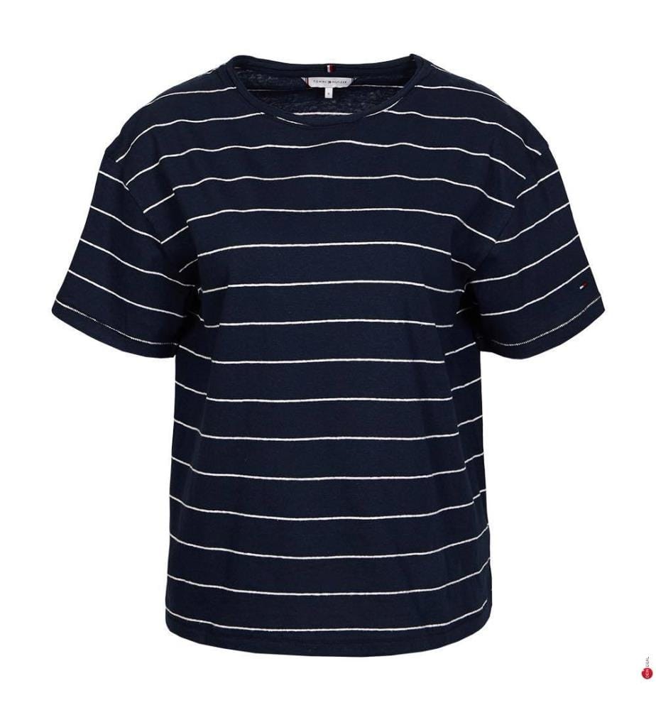 T-Shirt – Marineblau gestreift