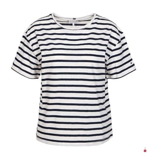T-Shirt – Marineblau gestreift