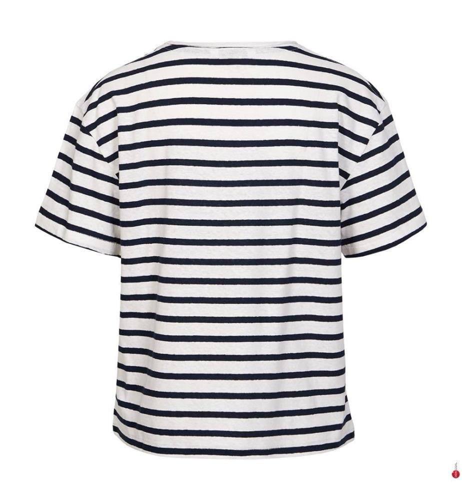 T-Shirt – Marineblau gestreift