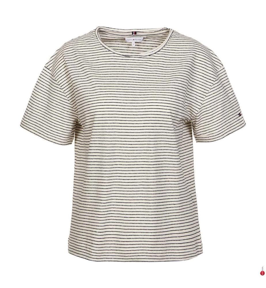 T-Shirt – Marineblau gestreift