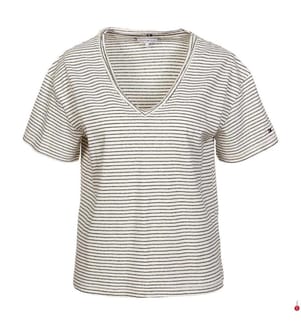 T-Shirt – Marineblau und Ecru