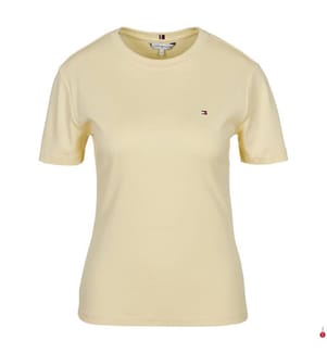 T-Shirt in Slim-Fit-Passform – Gelb