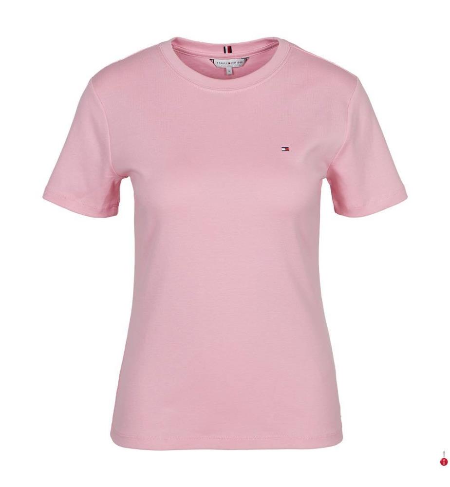 T-Shirt in Slim-Fit-Passform – Rosa
