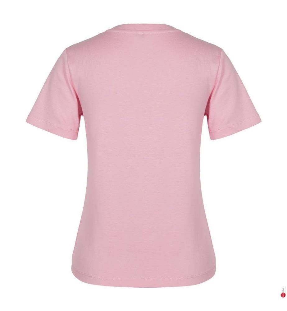 T-Shirt in Slim-Fit-Passform – Rosa