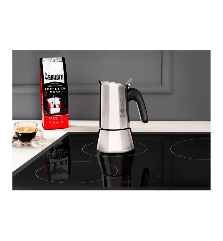 BIALETTI - Espressokocher Venus 10 Tassen, Silber
